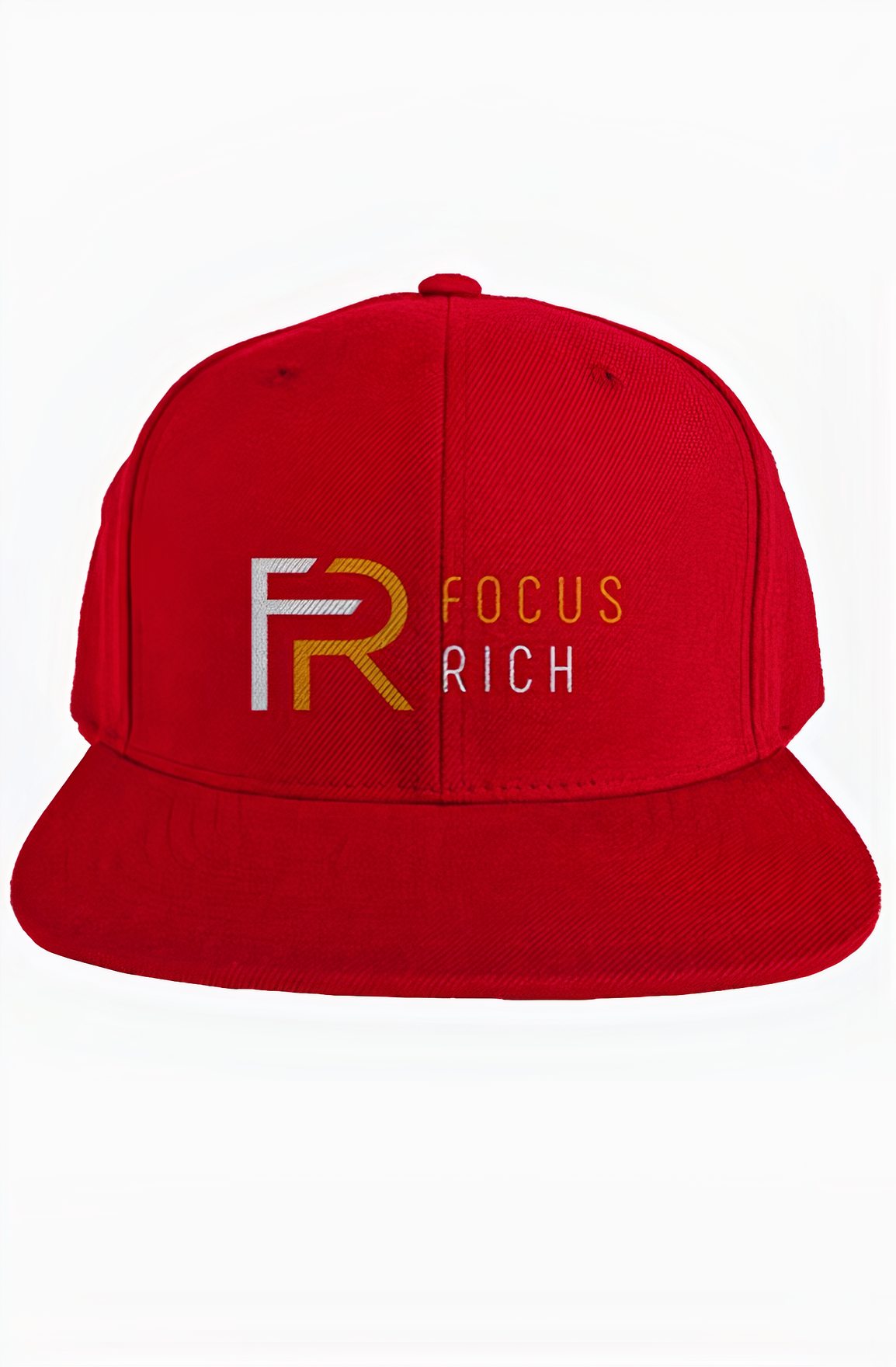 Special Edition Focus Rich Cloting, Red Classic Logo Snapback Hat